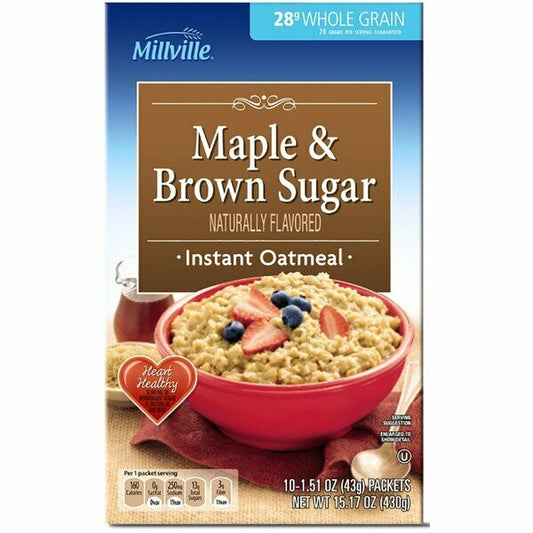 Generic Oatmeal 10ct Maple & Brown Sugar