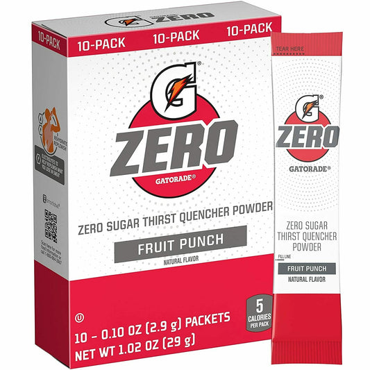 Gatorade G Zero 10ct Fruit Punch