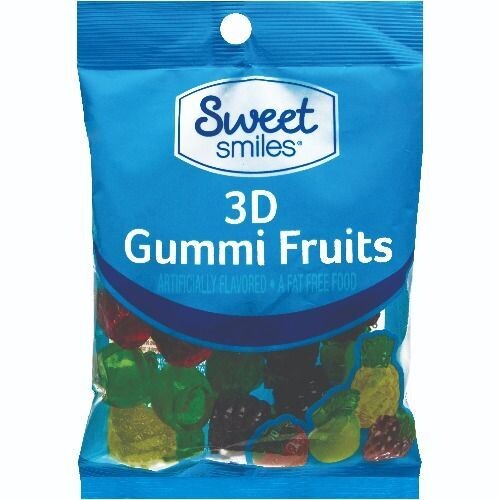 Sweet Smiles 3D Gummi Mixed Fruits