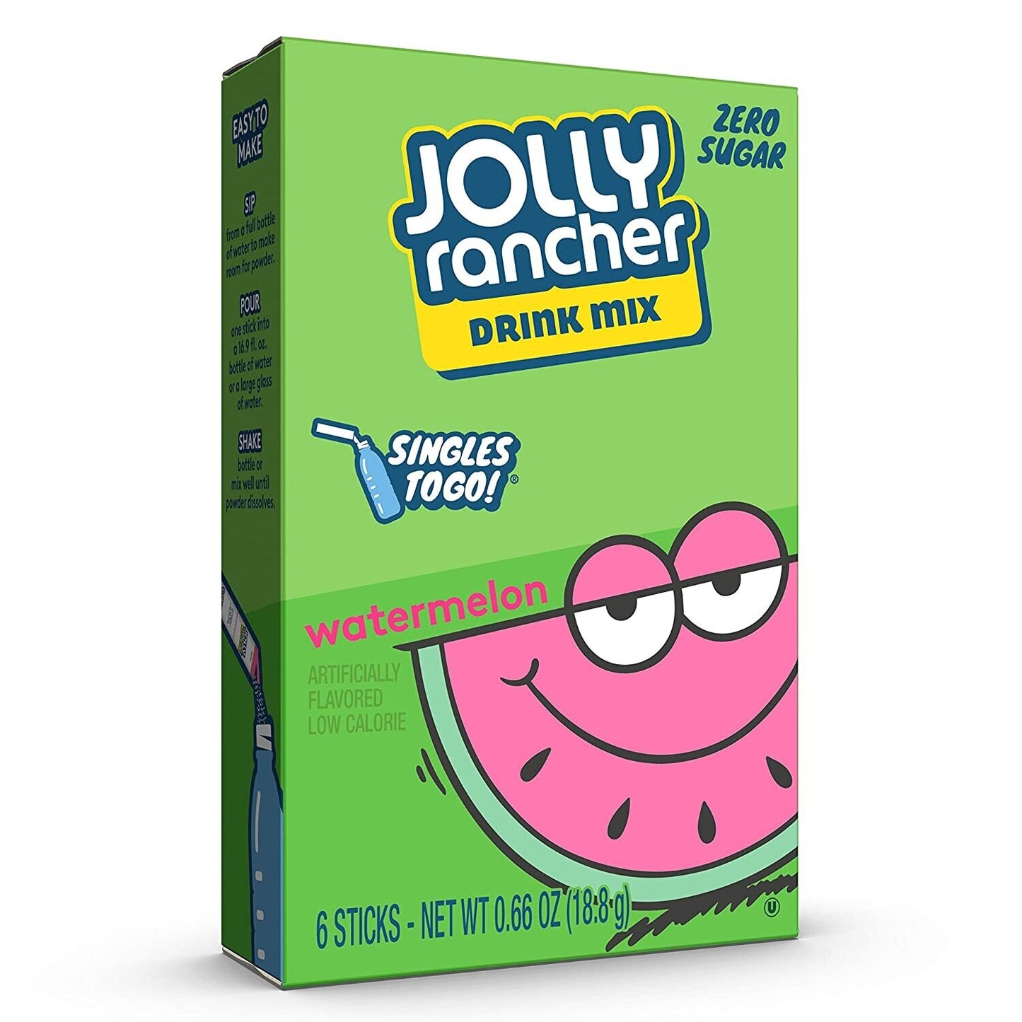 Jolly Rancher 6ct - (add to 16.9oz water) Watermelon