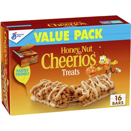 Soft Baked Bars - Honey Nut Cheerios 16ct