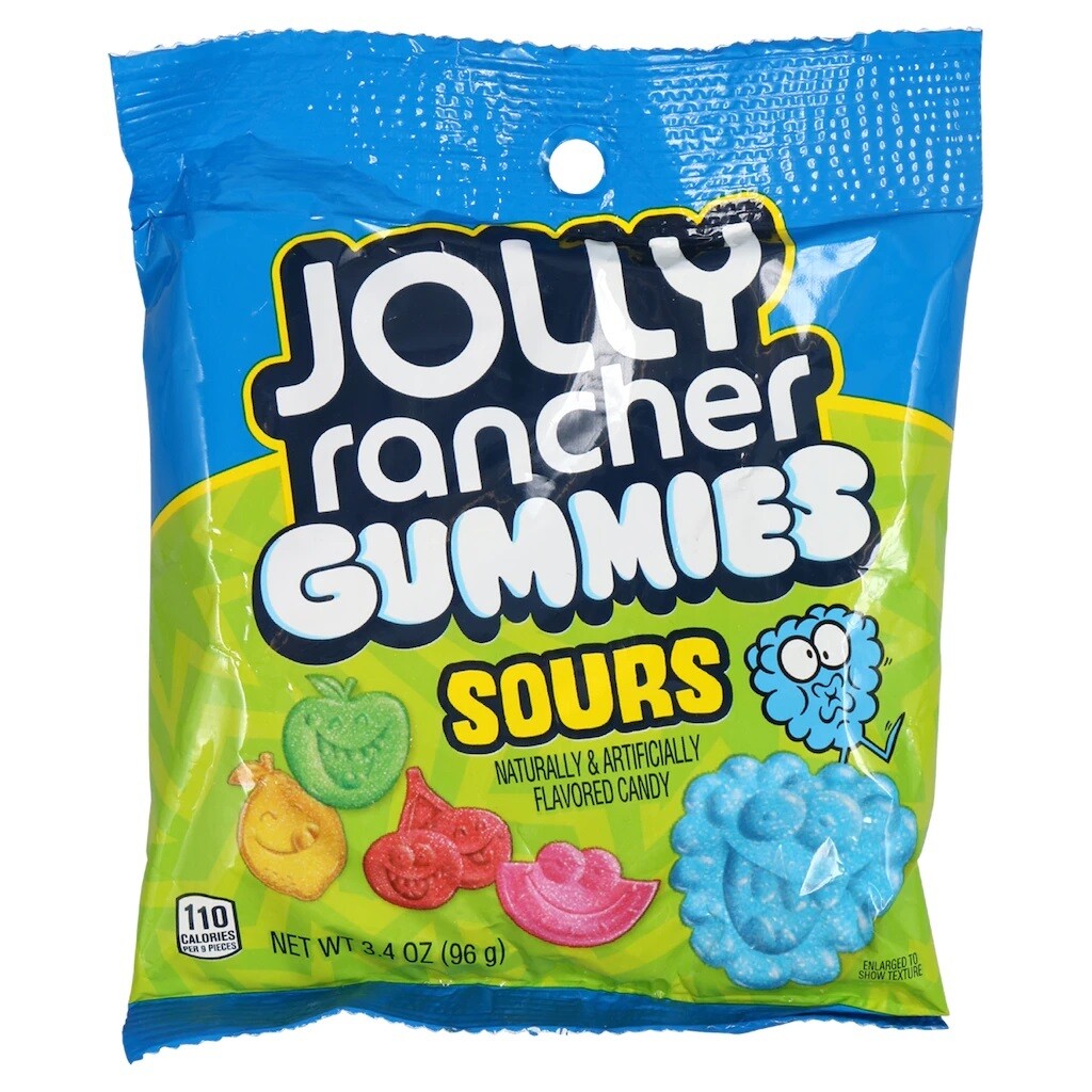 Peg Bags Jolly Rancher Gummies Sours