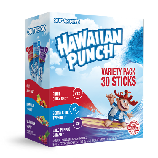 Hawaiian Punch Singles-to-Go (add to 16.9oz water) Variety Pack 30ct