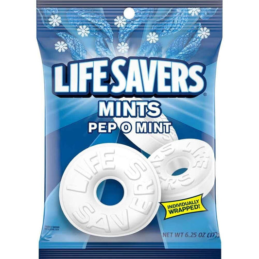 Peg Bags Lifesavers Pep O Mint Big Bag