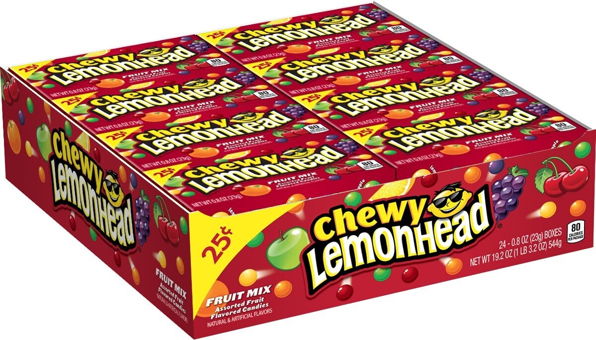 Lemonheads 24ct boxes Chewy Lemonheads, Fruit Mix