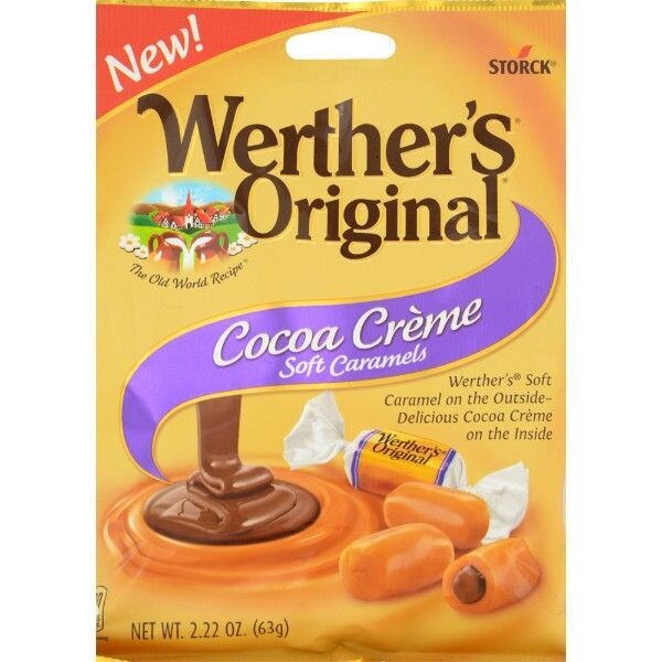 Werther's Original Peg Bags - Cocoa Creme Soft Caramels