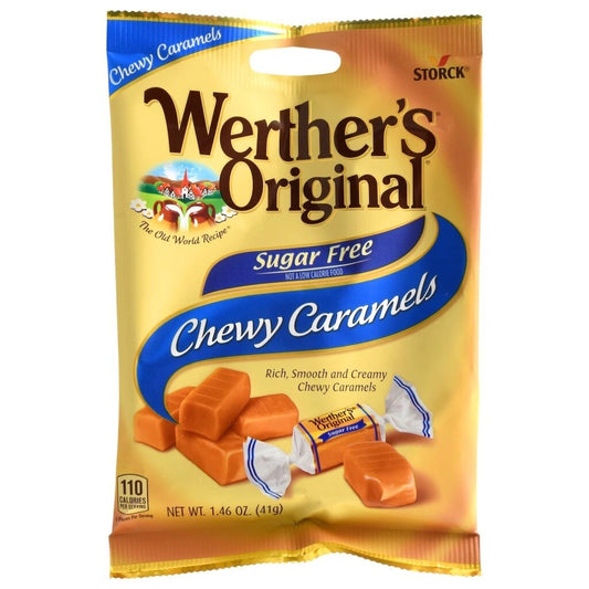 Werther's Original Peg Bags - Chewy Caramels (sugar-free)