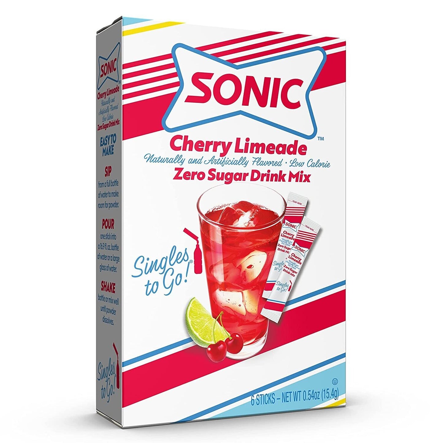 Sonic Cherry Limeaid 6ct - (add to 16.9oz water)