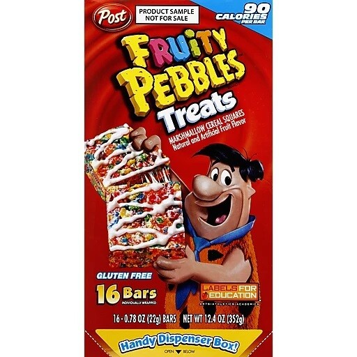 Soft Baked Bars - Fruity Pebbles 16ct