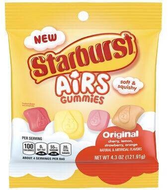 Peg Bags Starburst Airs Gummies