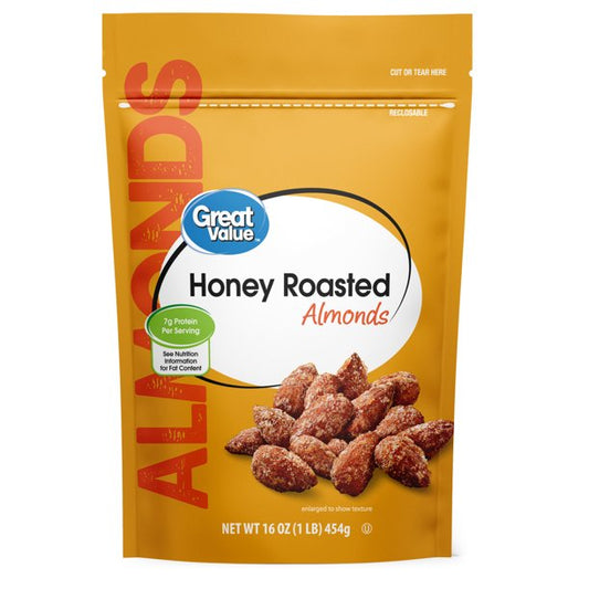 Honey Roasted Almonds, 16 oz