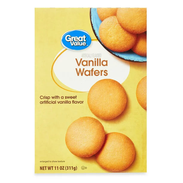 Great Value Vanilla Wafers, 11 oz