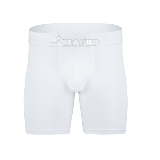 Certified Men's boxer briefs white ****Clearance*****
