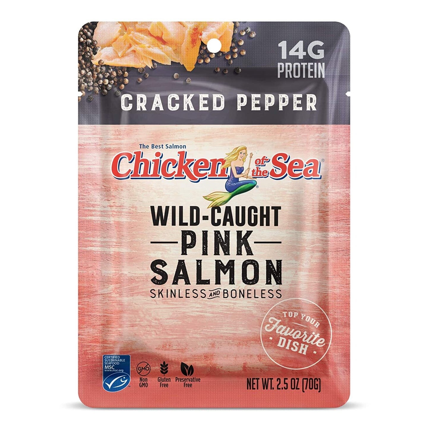 Chicken of the Sea Pink Salmon Cracked Pepper