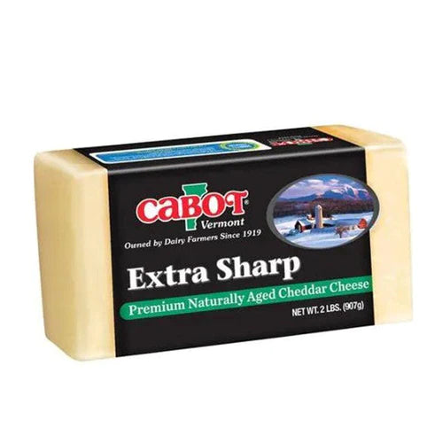CABOT BLOCK EXTRA SHARP WHITE CHEDDAR CHEESE