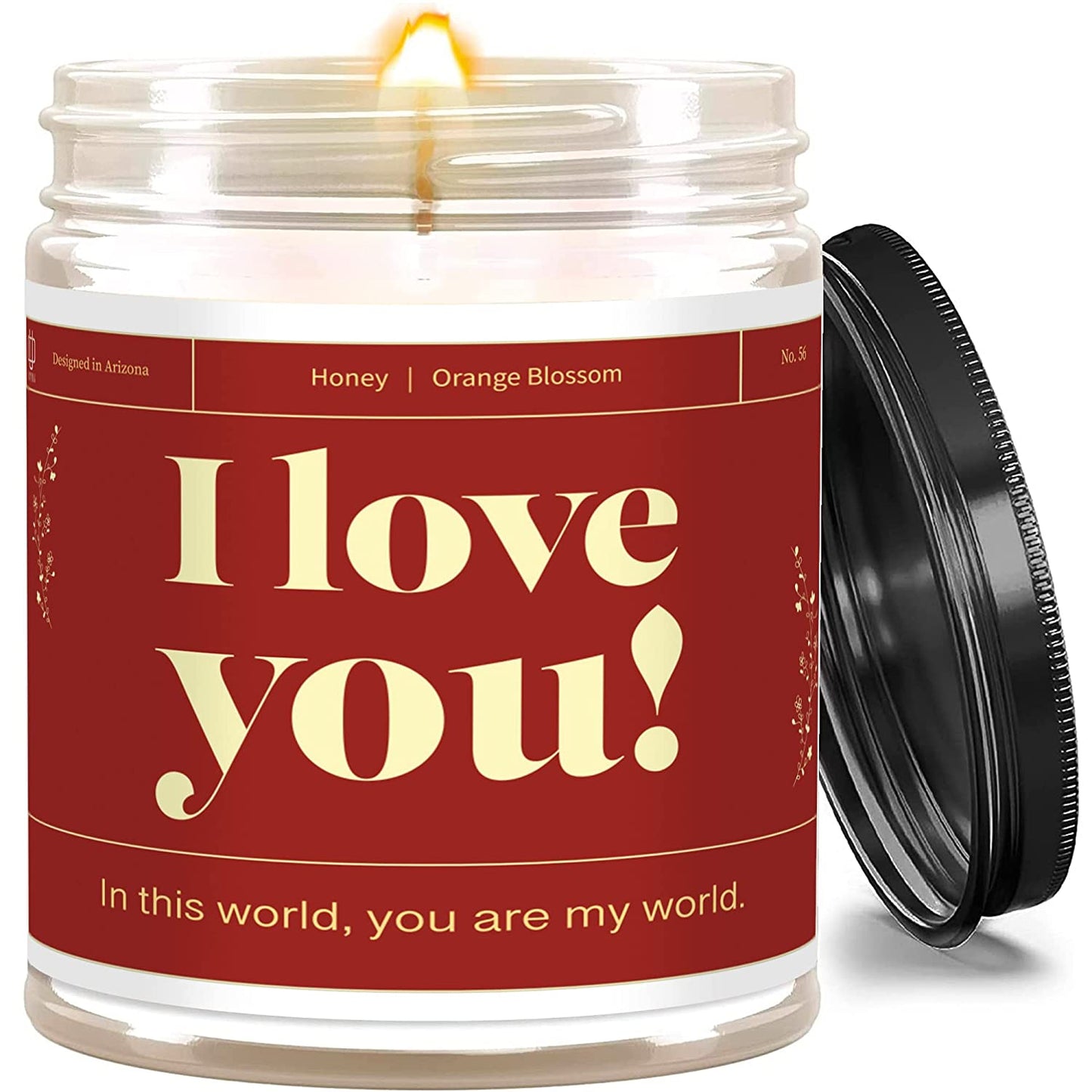 I love you candle (8117)