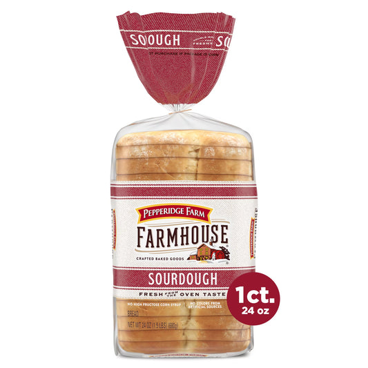 Pepperidge Farm Farmhouse Sourdough Bread, 24 oz Loaf