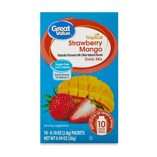 Great Value Tropical Strawberry Mango Drink Mix