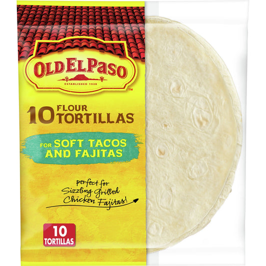 Old El Paso Flour Tortillas, For Soft Tacos and Fajitas