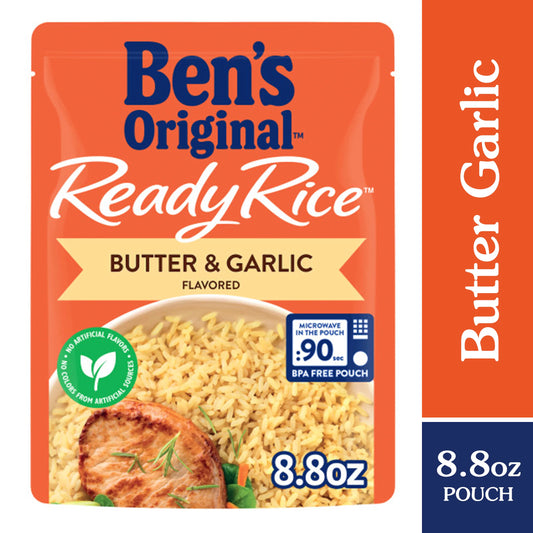 BEN'S ORIGINAL Ready Rice Butter and Garlic Flavored Rice