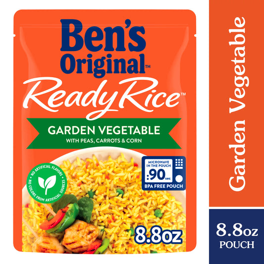 BEN'S ORIGINAL Ready Rice Garden Vegetable Flavored Rice,