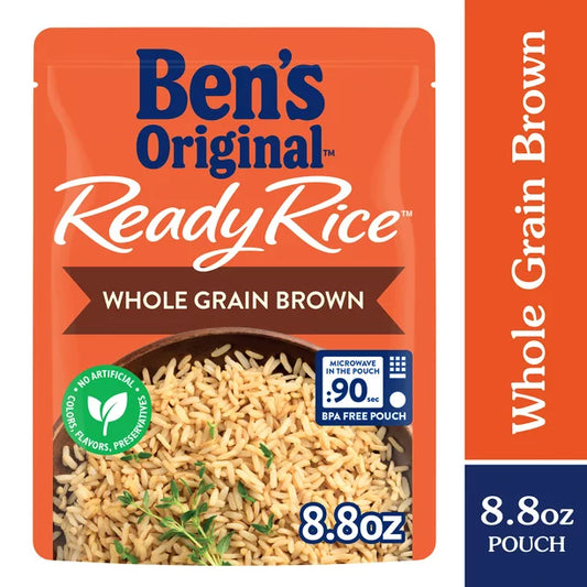 BEN'S ORIGINAL Ready Rice Whole Grain Brown Rice 8.8 OZ Pouch