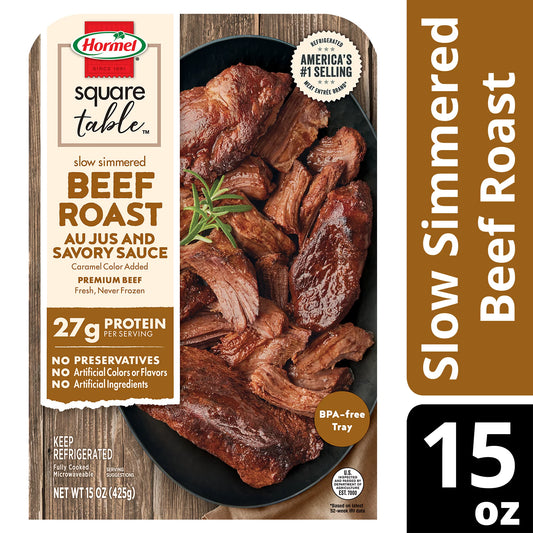 HORMEL SQUARE TABLE Slow Simmered Beef Roast