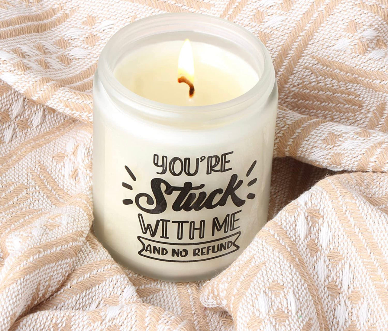 Candle vanilla scented (8121)