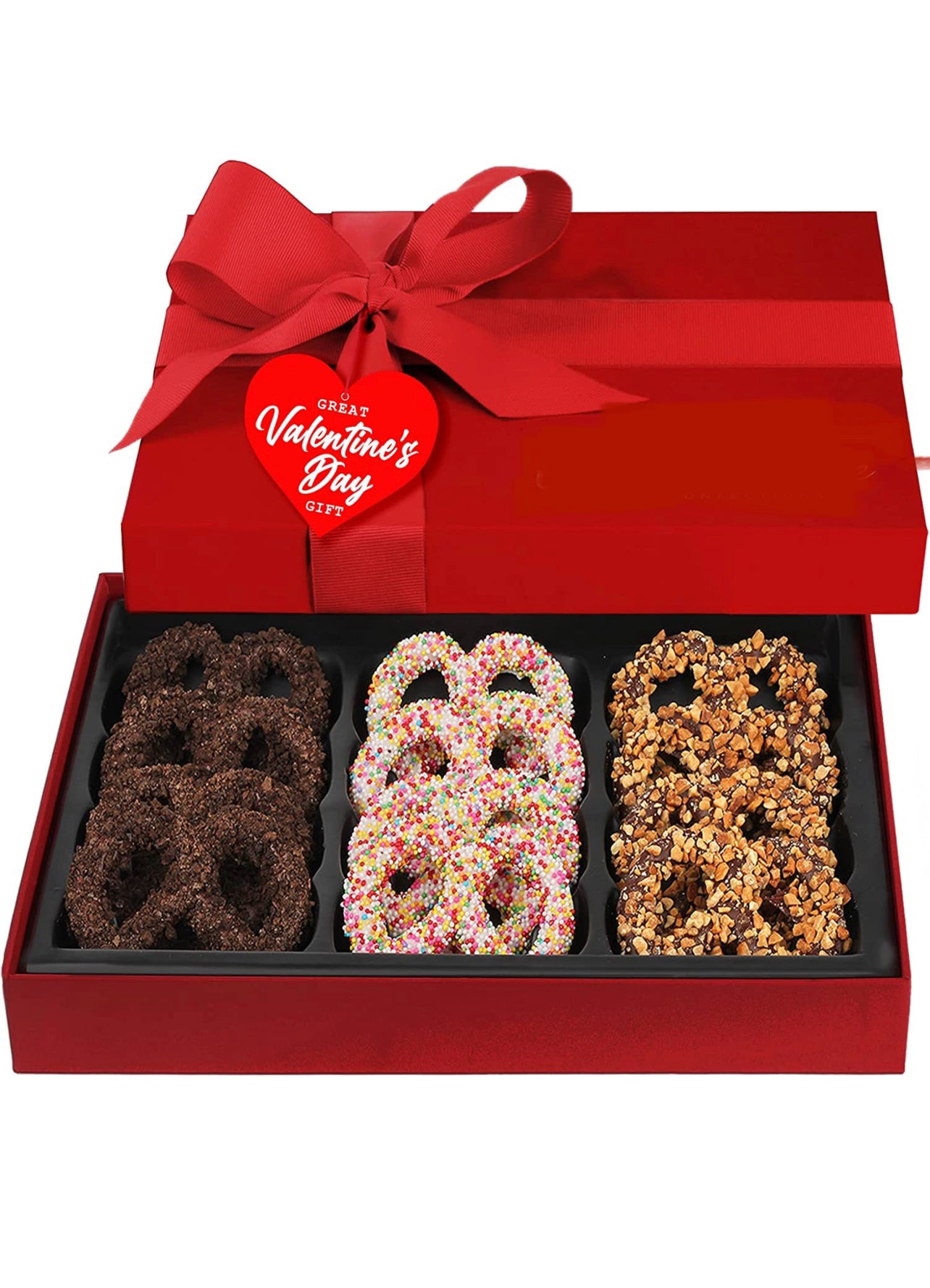 Happy Valentine’s Day pretzel gift box