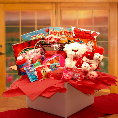 Kids valentines gift box