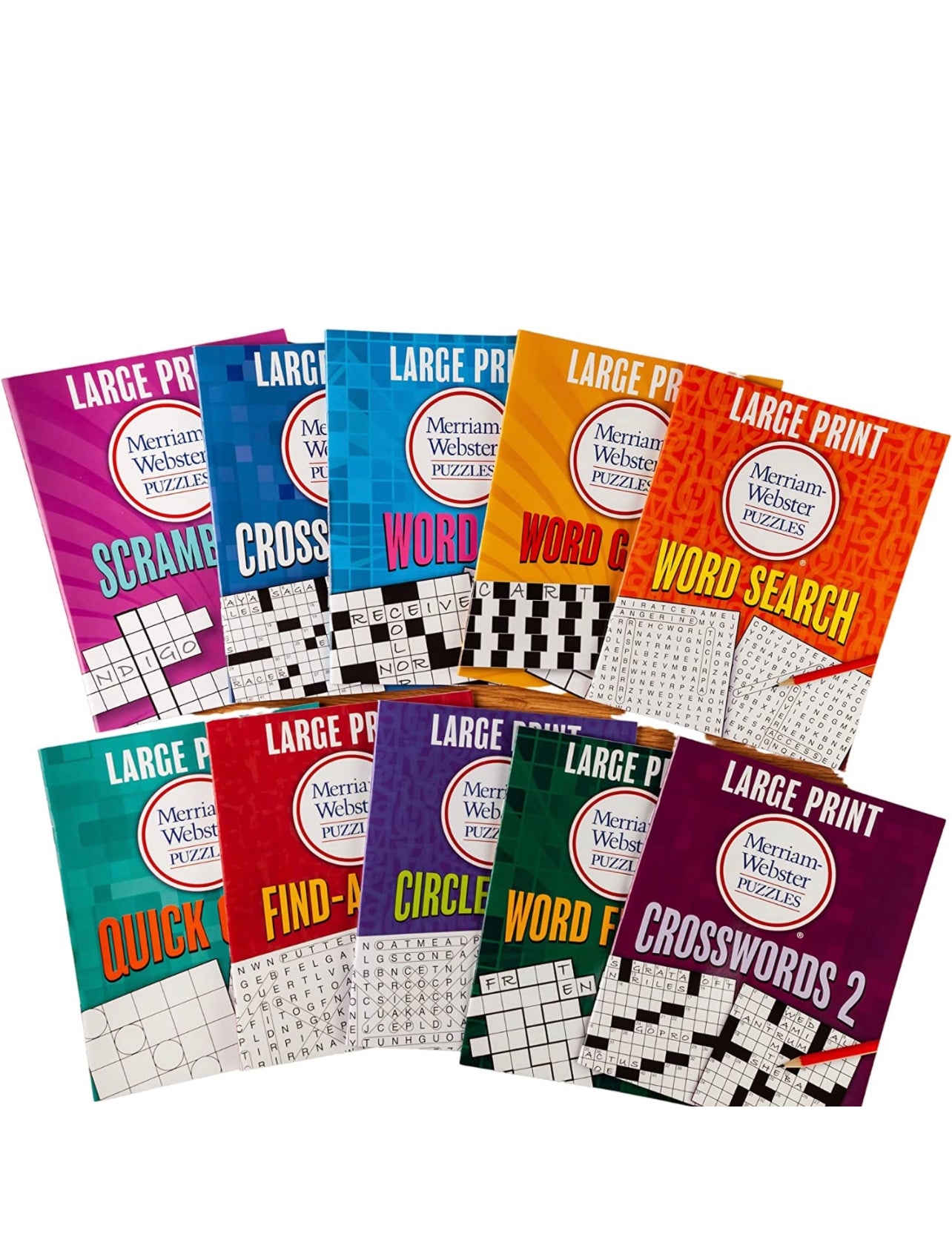 10 puzzle book set