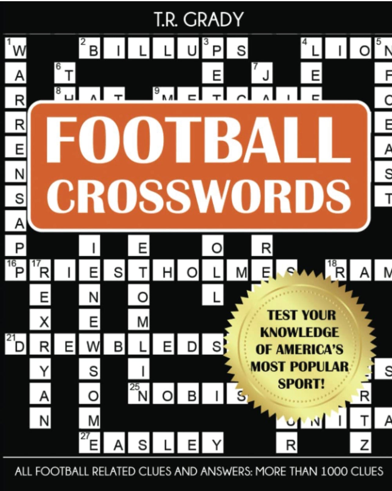 Sports trivia puzzle book