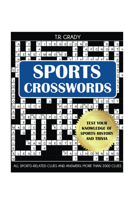 Sports trivia puzzle book