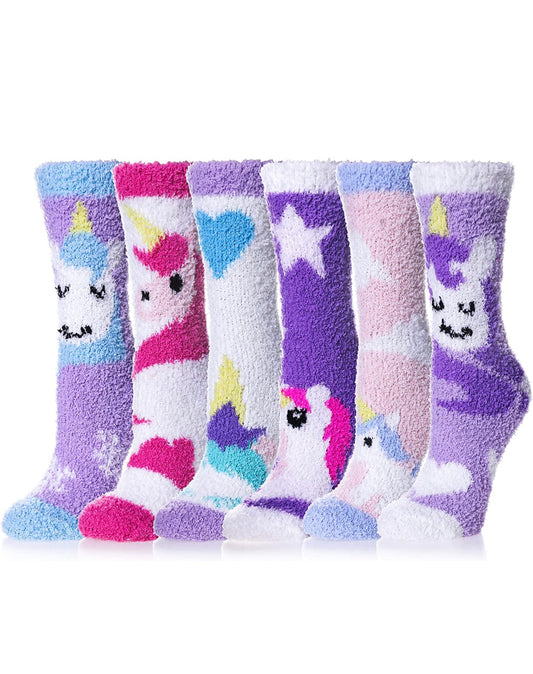 Fuzzy sock bundle 6 pairs