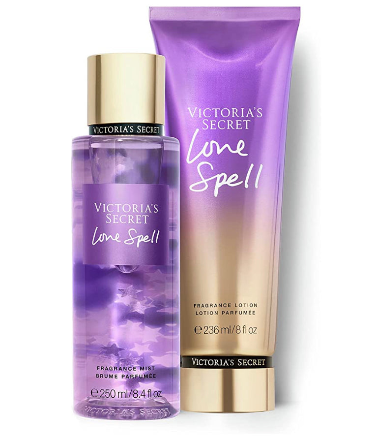 Victoria secret lotion and perfume love spell